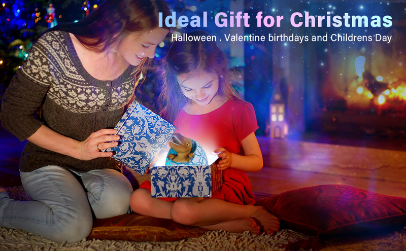 Lámpara de proyección de estrellas y luz nocturna con forma de huevo de dinosaurio, alimentada por USB, con control remoto y temporizador, altavoz Bluetooth y ruido blanco._voghion.com