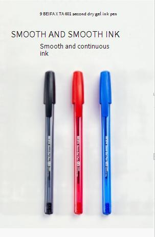 Ballpoint Pens Classic Quick Drying Simple Cap Bullet 1.0mm Blue Black Medium Oil Pen Writes Smoothly And Continuously_voghion.com