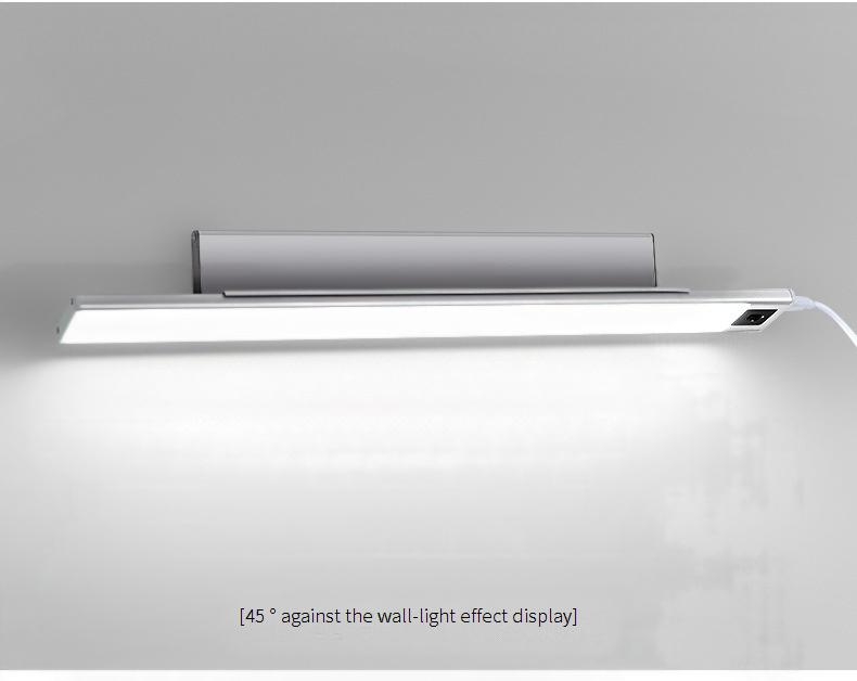 AA Grade Eye Protection Desk Lamp - Adjustable Brightness 5000k Natural Light Wall Mountable For Study/Reading/Homework_voghion.com
