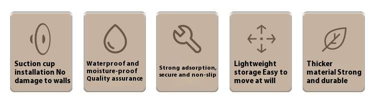 Transparent Suction Cup Hook – No-Drill Handle For Cabinets, Glass Doors & Fridges, 3kg Load (Small/Large, Grey/Clear)_voghion.com