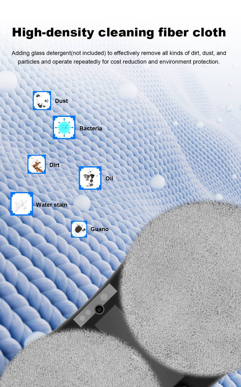 Robot lavavetri Liectroux HCR-10 con spruzzatura d'acqua a ultrasuoni, routing AI, serbatoio dell'acqua da 30 ml_voghion.com