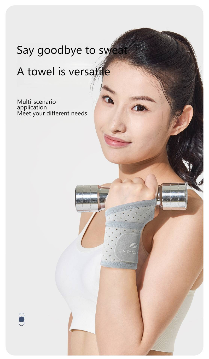 Adjustable Compression Wrist Wrap For Gym, Sports & Injury Support - Breathable & Sweat-Wicking For Men & Women_voghion.com