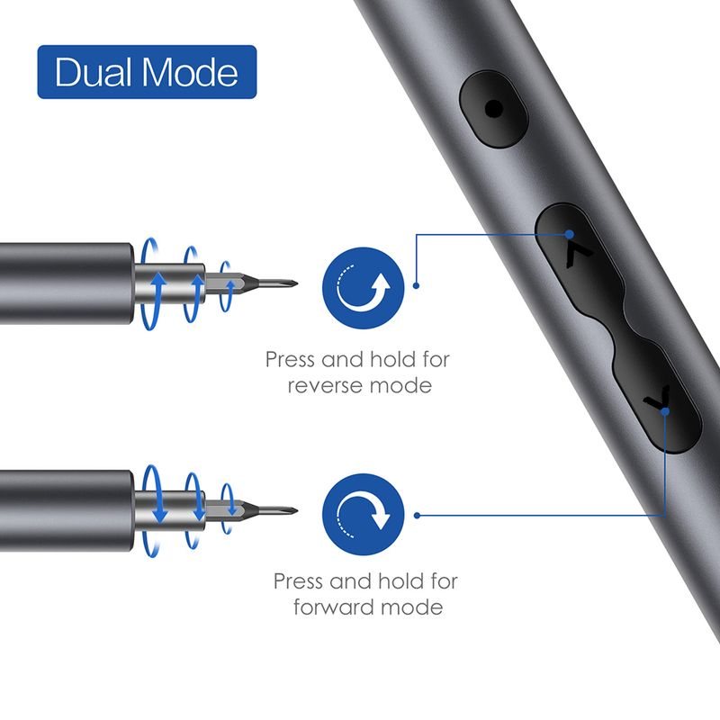 28 i 1 elektrisk skruetrækkersæt Precision elværktøjssæt Genopladeligt trådløst trådløst magnetisk mini lille bit til Xiaomi Pen_voghion.com