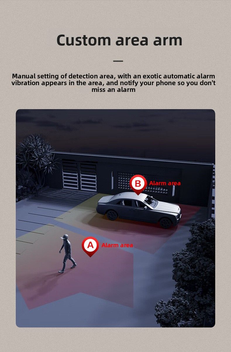 C1 Smart WIFI Small Wide-Angle HD Home Security Night Vision Surveillance Camera_voghion.com