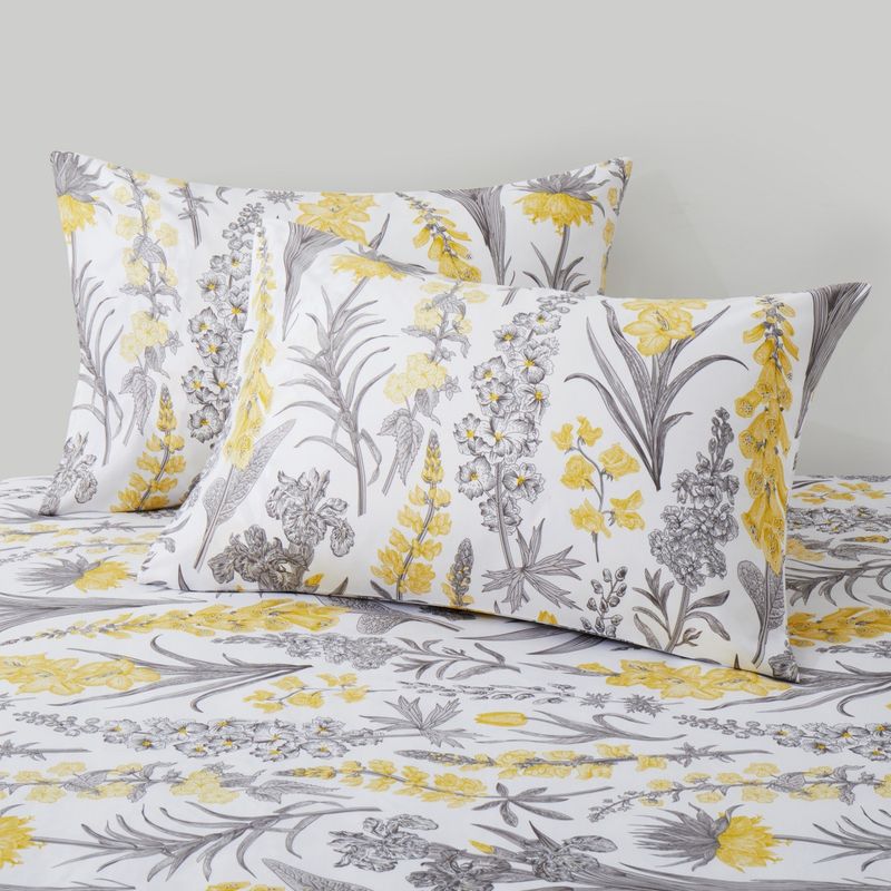 Capa de edredom Flower Garden Fresh, conjunto de três peças em poliéster macio - textura de veludo moído_voghion.com