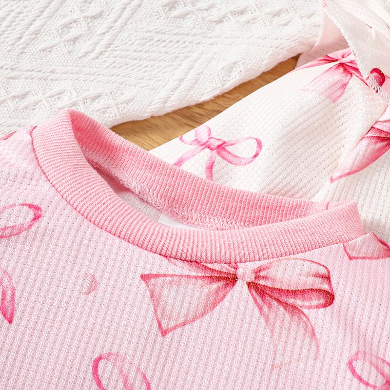 2024 Autunno Nuovo Carino Farfalla Stampata Felpa Con Cappuccio Pantaloni Set per Bambini e Neonati Abbigliamento_voghion.com