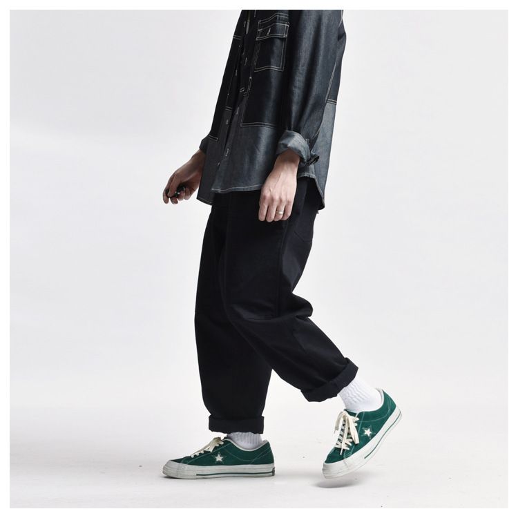 Men's Clothing Fashion Work Wear Pants Multi Pocket Tool Strap Men's Street Fashion Brand Jumpsuit Sling_voghion.com