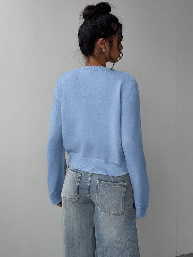 Soft & Cozy Women's Ribbed Knit Cardigan – Short Sleeve Button-Up Sweater, Relaxed Fit, Flattering Silhouette, Versatile For Casual & Office Wear_voghion.com