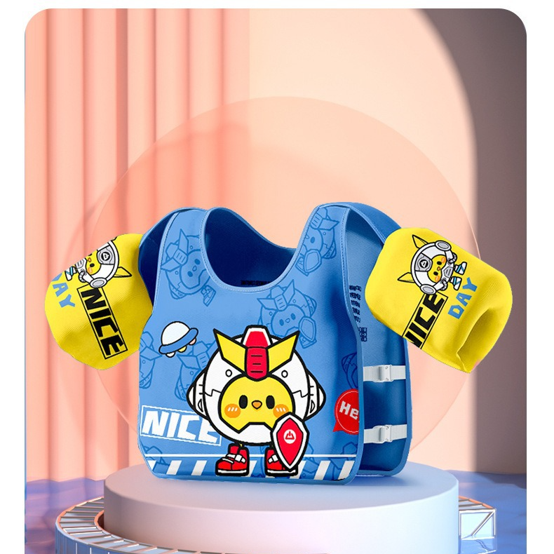 Nicht aufblasbare Auftriebsweste für Kinder, Jungen und Mädchen, schwimmender Ärmel-Armkreis für Baby-Anfänger_voghion.com