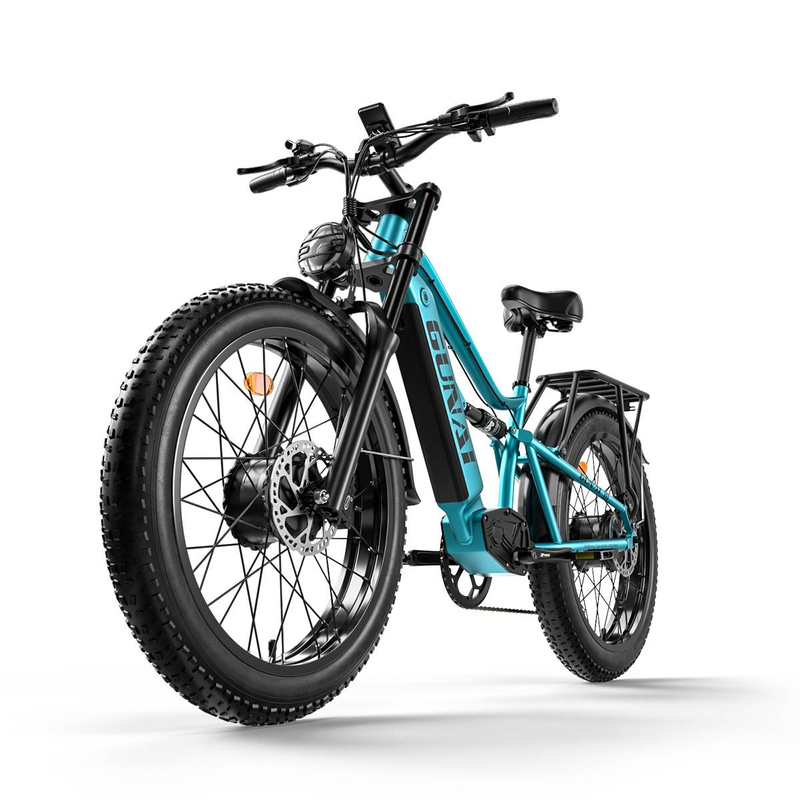 GUNAI-M2 Ebike 2000 W električno kolo z dvojnim motorjem 26x4,0 Off Road Fat Tire električna kolesa z navorom 130 NM 48 V 17,5 AH baterija_voghion.com