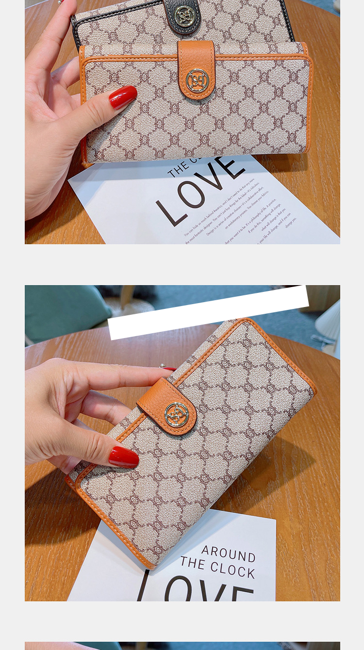 Purse Wallet Clutch Bag Long Wallet Women's Mobile Small Wallet One Bag Multi-card Large Capacity Wallet Money Clip_voghion.com