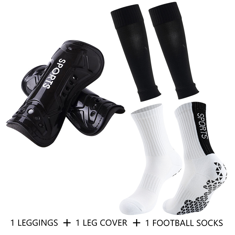 Calzini da calcio con suola in asciugamano ispessita per adulti, combinazione di calzini adesivi antiscivolo da uomo e da donna, scaldamuscoli_voghion.com