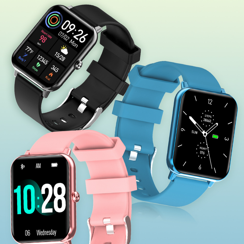 Exclusief voor consumentenelektronica: F15pro Smart Watch Lichaamstemperatuur Bloeddruk Slaap Oefening Stappenherinnering Hartslag Bloedzuurstofarmband_voghion.com