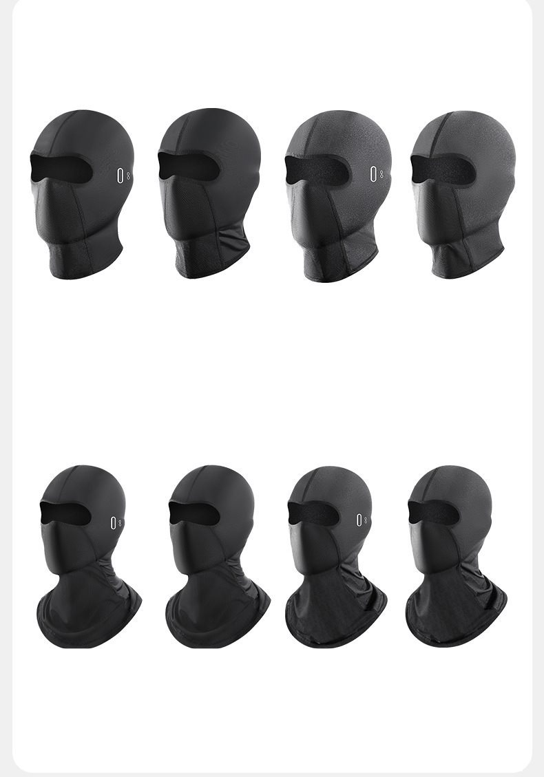 Riding Sun Mask, Motorcycle With Inner Lining Of Men's Women's Ice Silk Scarf, Spring And Summer UV Protection Hood Mask_voghion.com