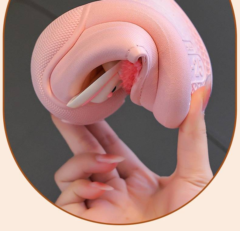 Pantofole invernali per bambini - Pantofole da casa antiscivolo, calde e foderate in pile per bambini e bambine, resistenti all'acqua e calde, pantofole unisex per bambini piccoli_voghion.com