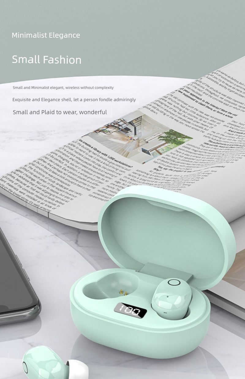Good-looking Girls Cute Real Wireless Bluetooth Headset_voghion.com