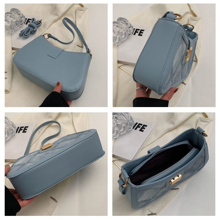 Niche Unique Design Bag 2023 New Women's Bag Net Red Hot Style Single Shoulder underarm bag all-match super hot small square bag_voghion.com