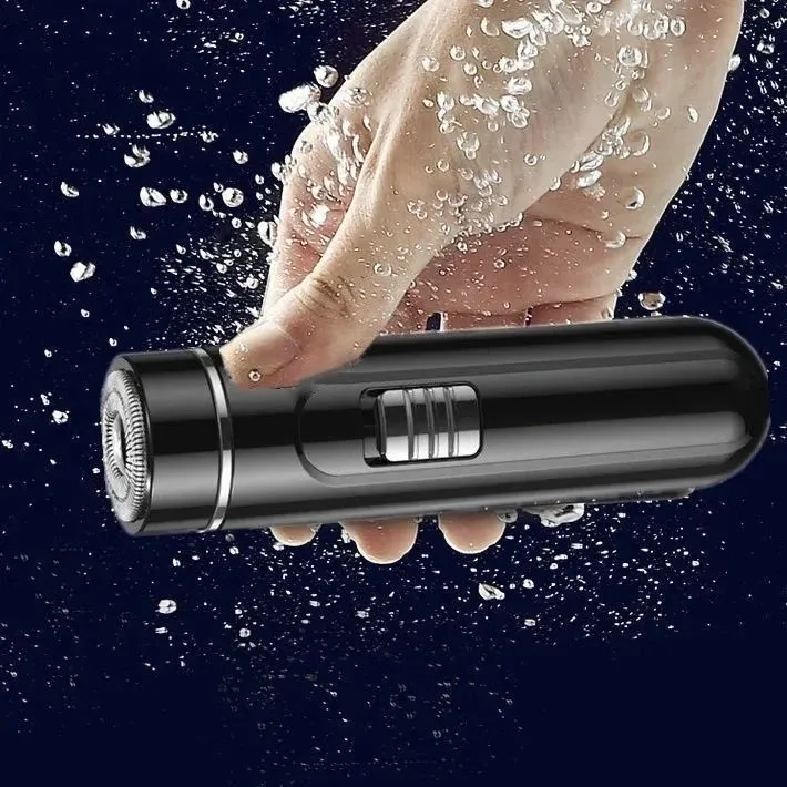 Compact & Convenient Electric Razor For Men - USB Rechargeable, Wet & Dry, Easy One-Button Use - Perfect For Home, Car & Travel!_voghion.com