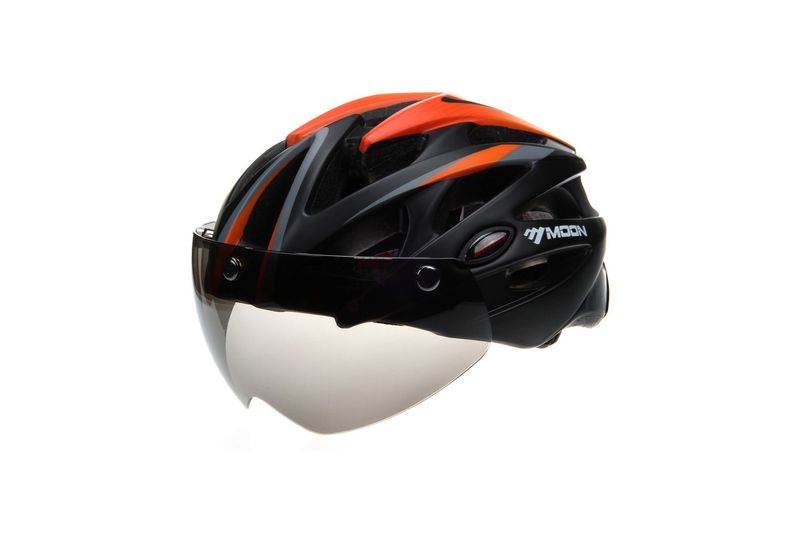 Casque de vélo cross-border, lunettes de protection, forme intégrée, montagne, route, voiture, tête magnétique, équipement de conduite_voghion.com