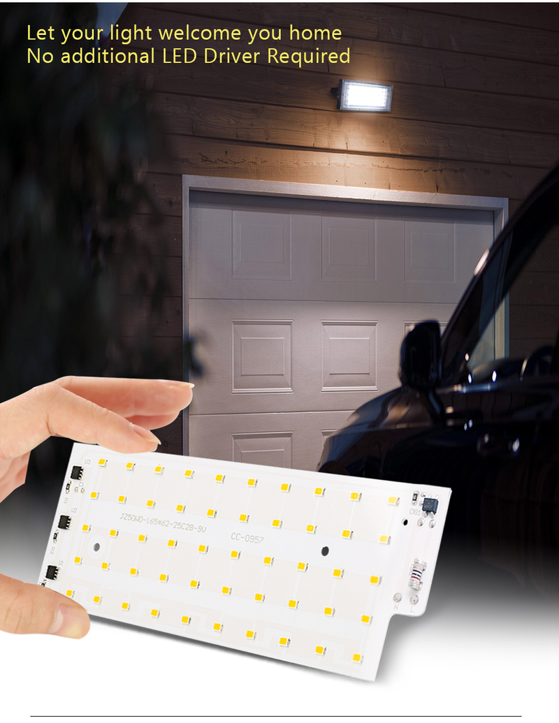 50W LED reflektor s čipom AC 220V 240V SMD 2835 reflektor kroglice LED ulična svetilka Pokrajina za DIY razsvetljavo_voghion.com