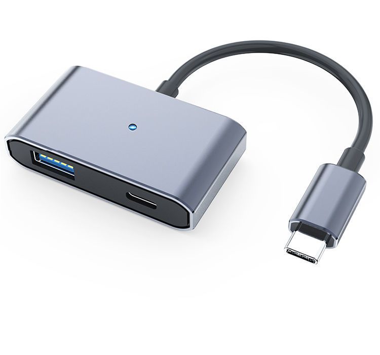 OTG-converter Oplaadbare Type-C mobiele telefoon Tablet Flashdrive Muis Multifunctionele universele 2-in-1 USB-adapter_voghion.com