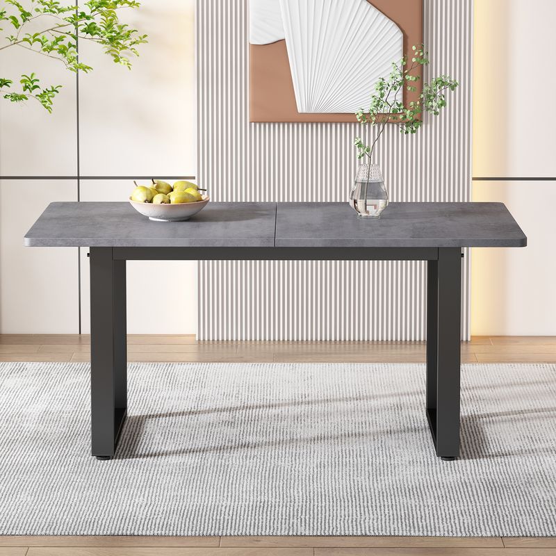 Esstisch Industriestil Aus Eisen, Grau_voghion.com