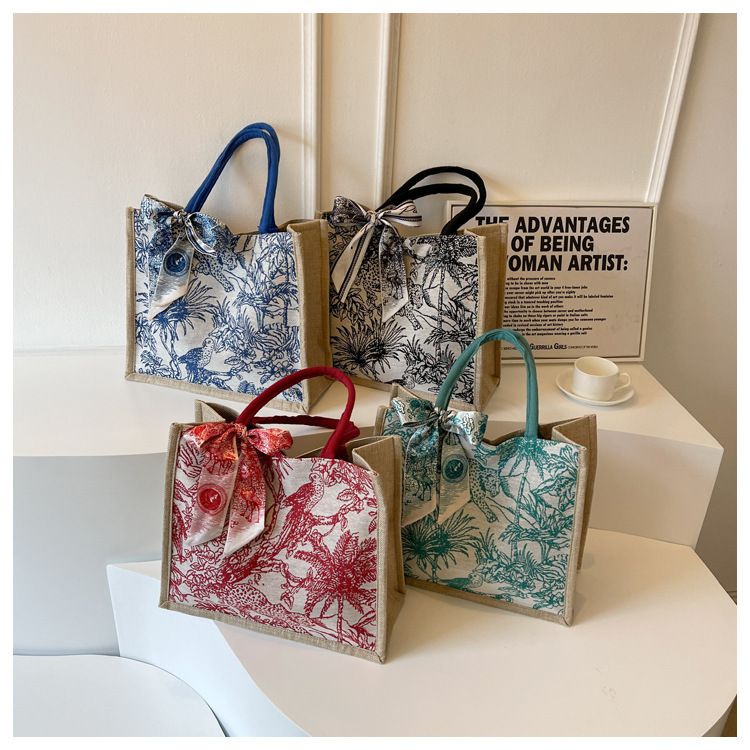 Damentaschen High-End-Canvas-Tasche mit großer Kapazität Neue Mode Pendler-Einkaufstasche Ins Hand-Schulter-Einkaufstasche_voghion.com