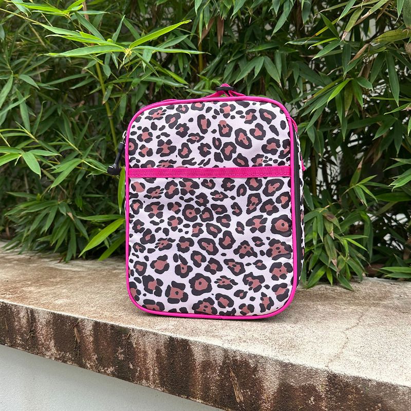 Neue tragbare Kühltasche mit Lunchpaket, grenzüberschreitende tragbare Isoliertasche, Leoparden-Milch-Muster, Lunchpaket, Picknick-Eisbeutel im Freien_voghion.com