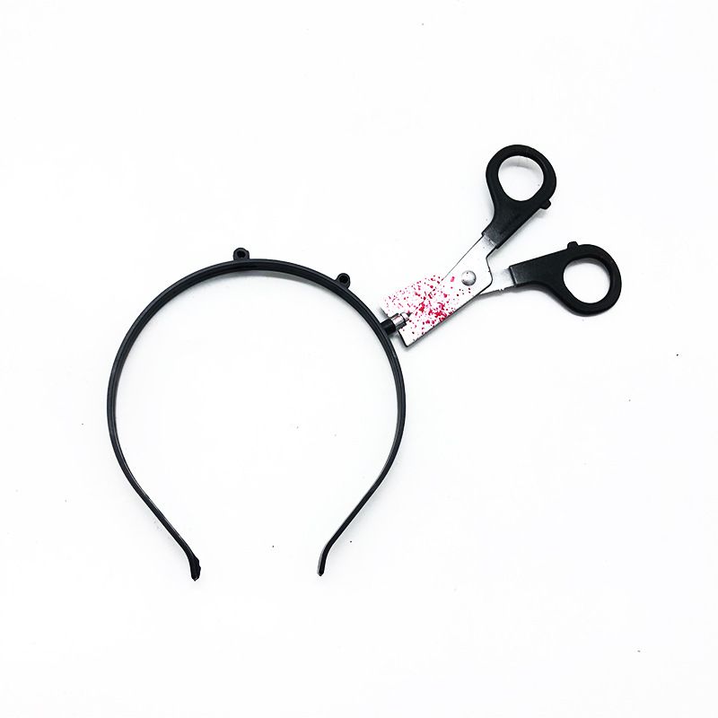 Helovino dekoracijos galvos juostos vakarėlio išdaigų reikmenys, „Cosplay“ galvos juostos peilis, atostogų rekvizitai, populiarūs siaubo galvos apdangalai_voghion.com