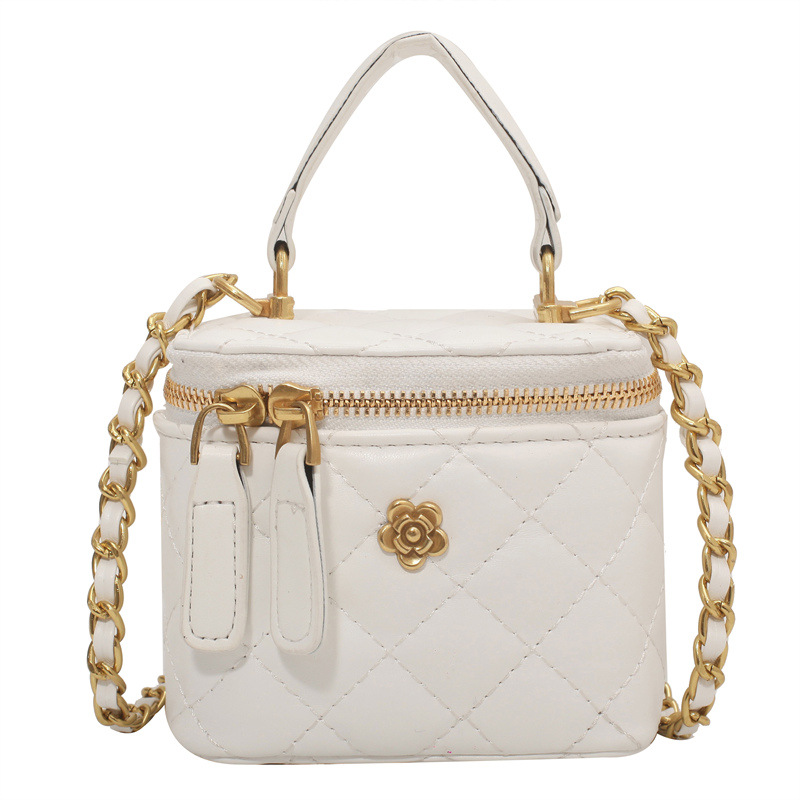 Lingge Kettentasche Damen 2023 neue Minitasche Persönlichkeit Pop ausländisches Temperament Umhängetasche Eimertasche_voghion.com