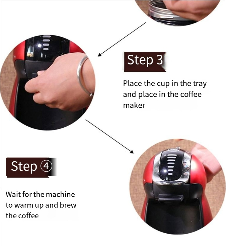 Til Nestle Dolcegusto Kaffekapselskal Genanvendelig kaffekapselfilterkop, tre pakke_voghion.com
