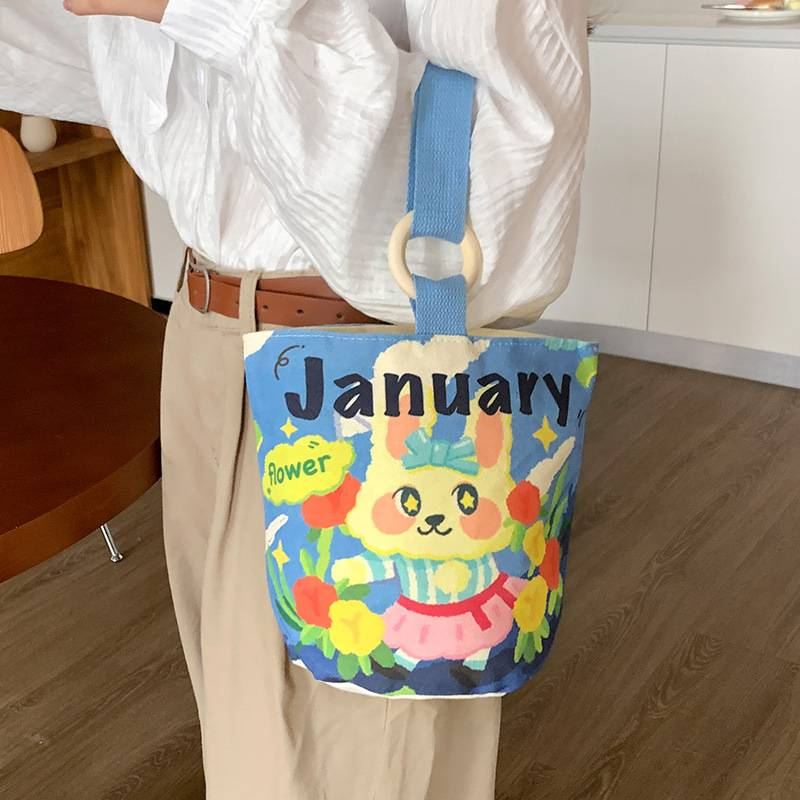 2025 neue Eimer Tasche Große Kapazität Pendler Handtasche Leinwand Tasche Einfache Stoff Tasche Tasche Tasche_voghion.com