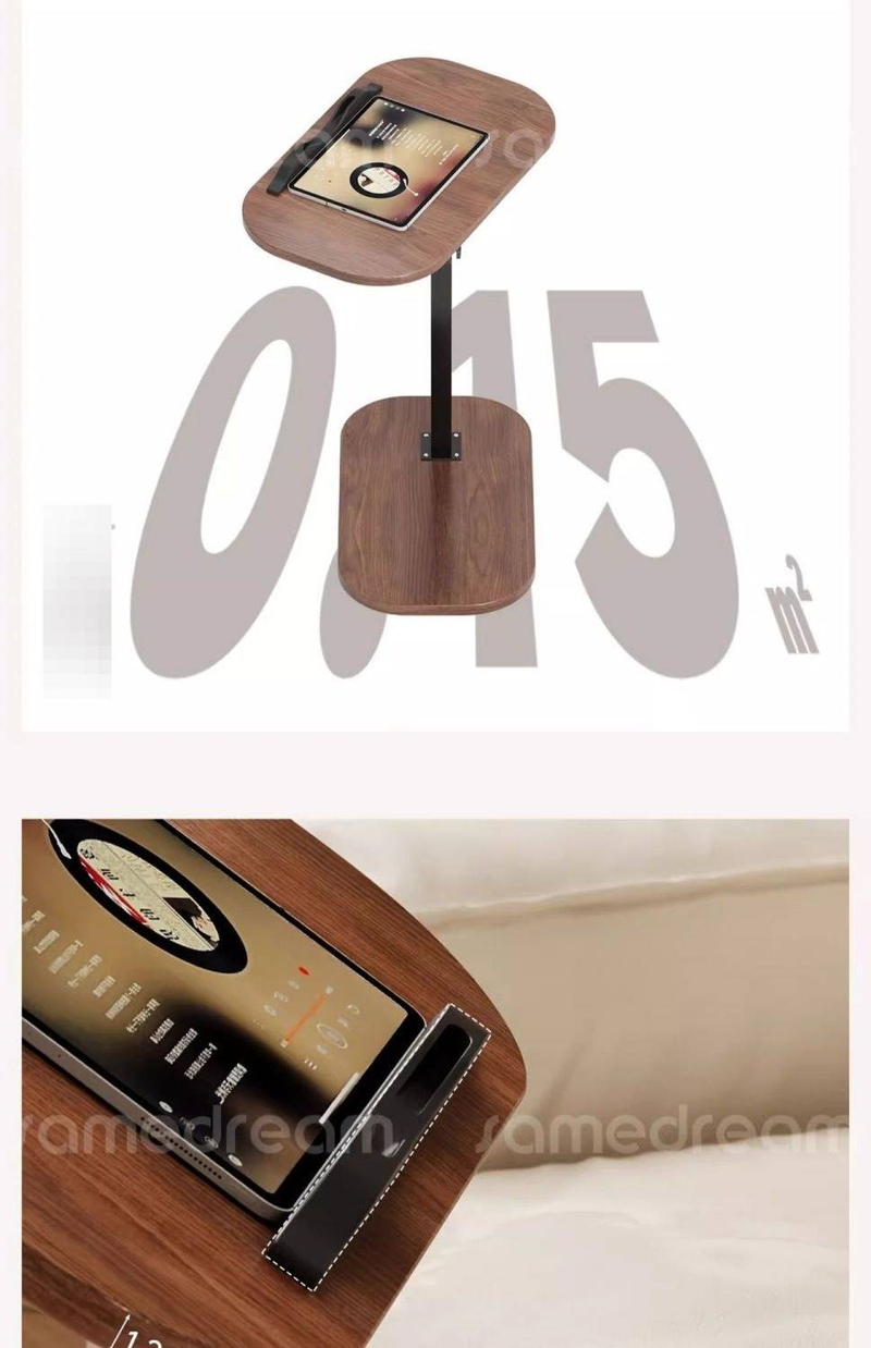 Canapé d'appoint mobile pour salon, location de maison, étagère de rangement réglable, table de chevet pour chambre à coucher, petite table_voghion.com