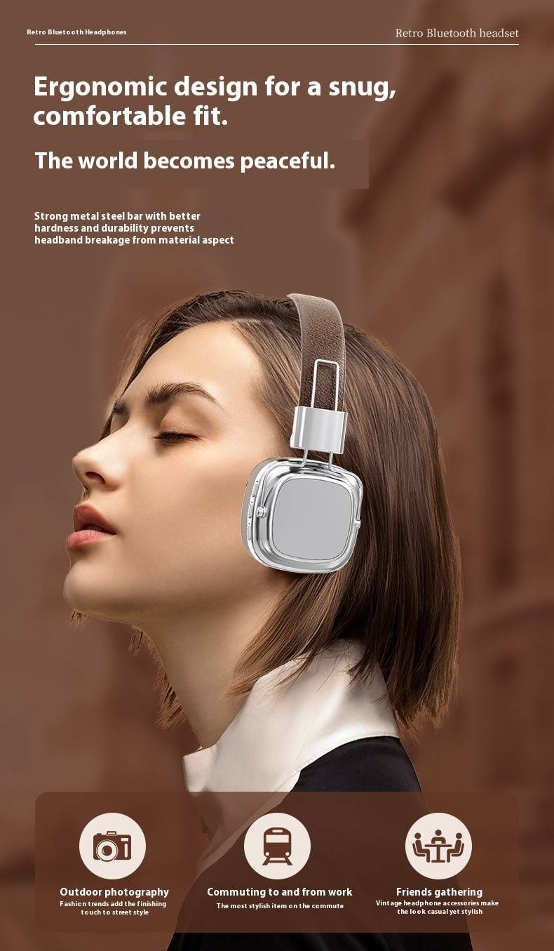 Stage-Ready Wireless Headphones With 30-Hour Battery, Crystal Clear Calls & Universal Compatibility – Foldable & IPX4 Waterproof_voghion.com