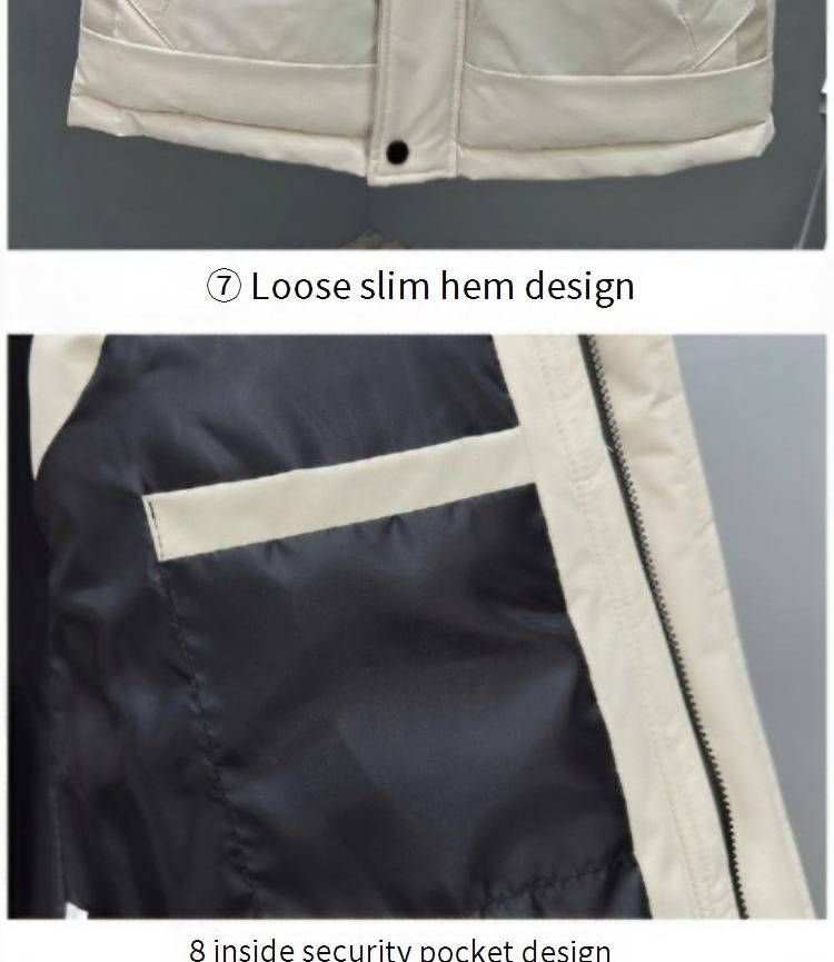 Übergroße Steppweste für Herren – Verdickte ärmellose Winterjacke (Übergröße 7XL, Reißverschluss vorne, Militärgrün/Schwarz/Beige)_voghion.com