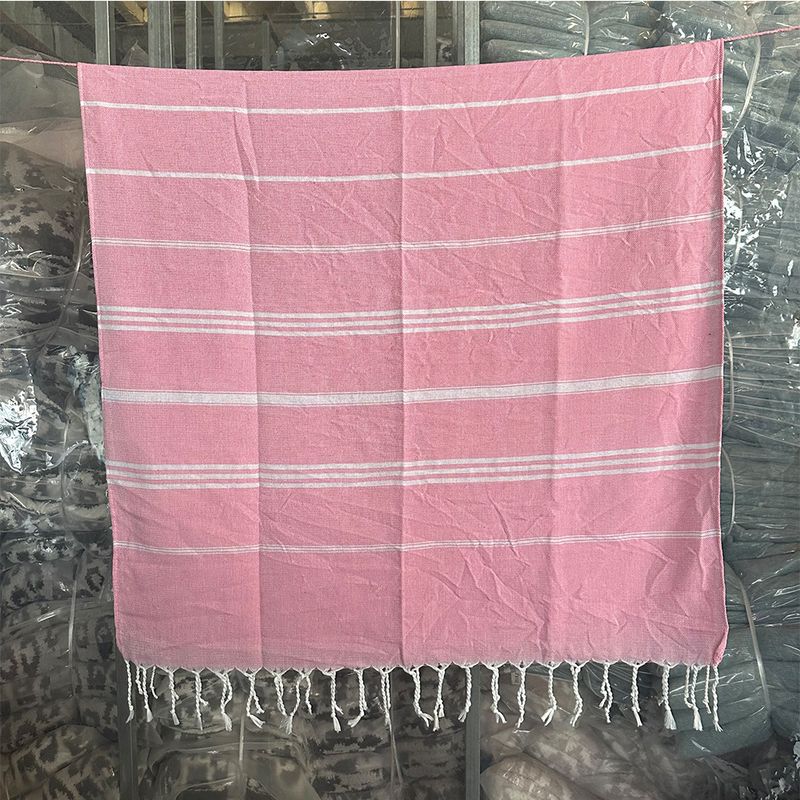 Türkisches Strandtuch, türkisches Handtuch, türkisches Strandtuch mit Quaste, gestreiftes Badetuch, schnelltrocknend_voghion.com