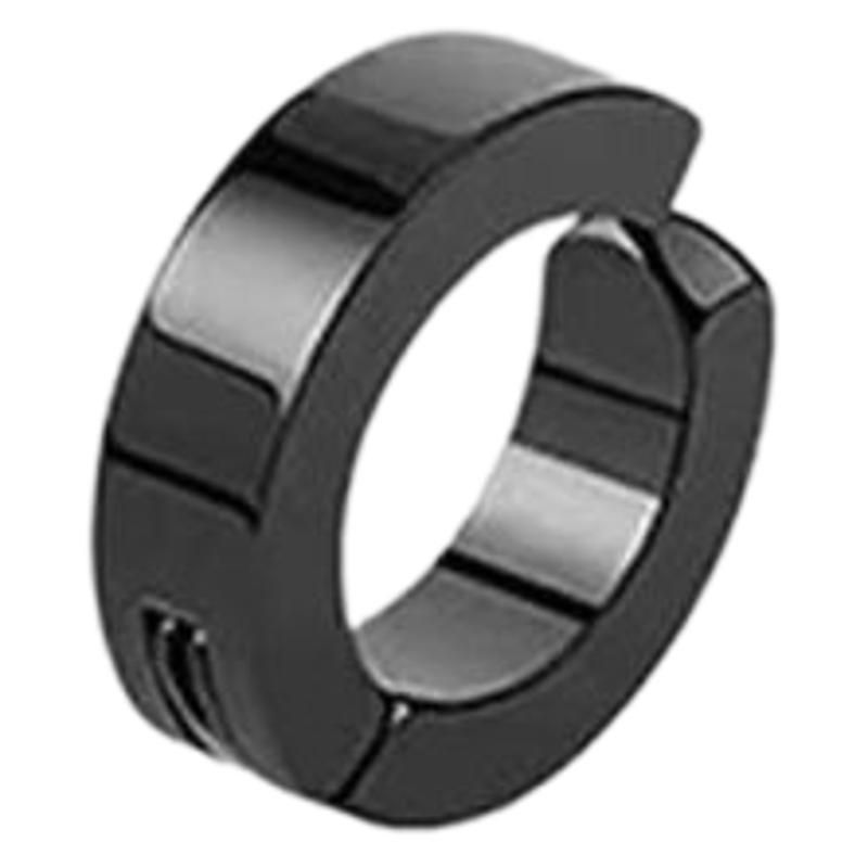 Orecchini a clip magnetici da uomo - Orecchini geometrici senza piercing in acciaio al titanio, stile coreano alla moda_voghion.com