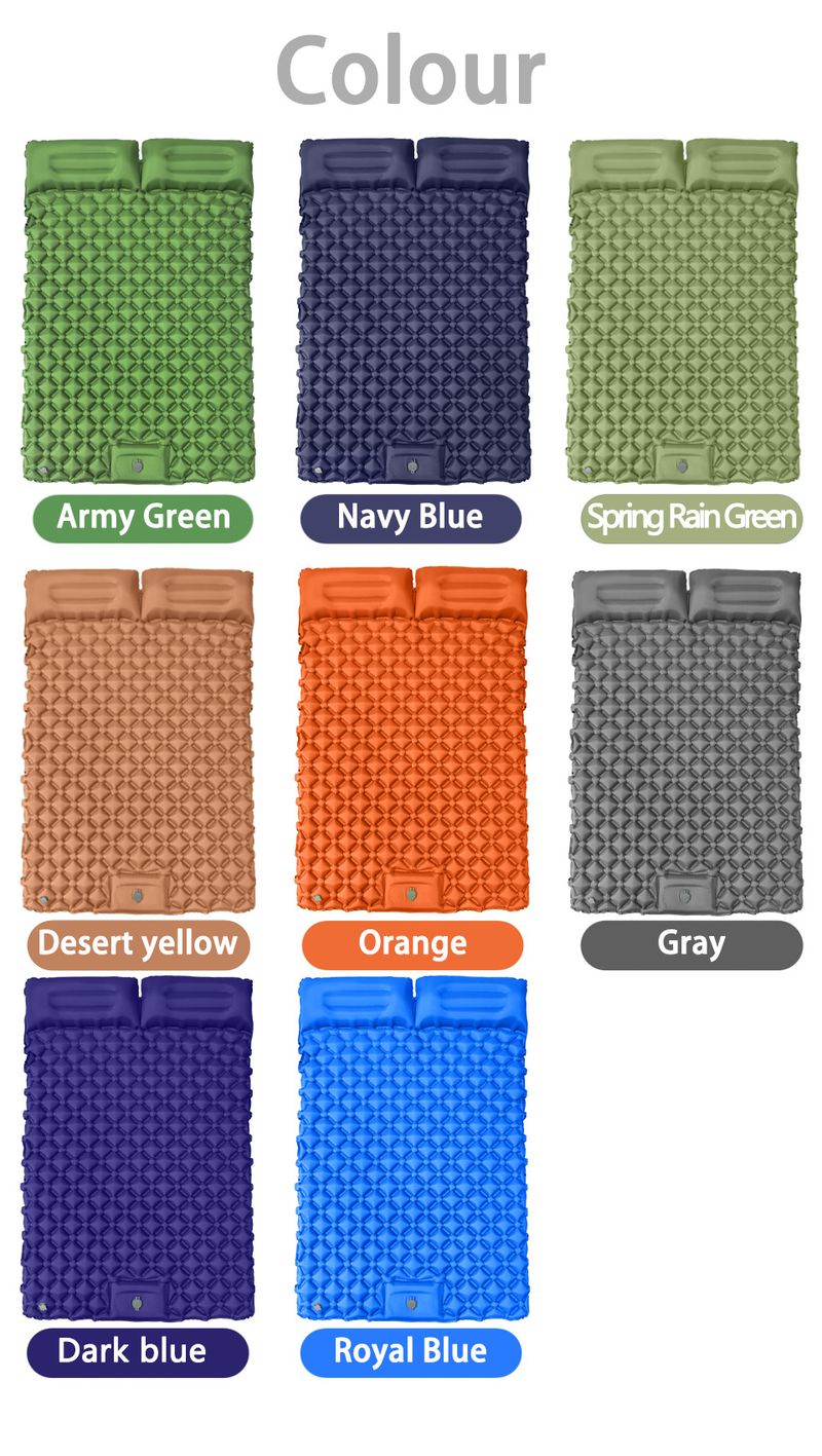 LT 04 New Single Diamond TPU Inflatable Pad Outdoor Tent Sleeping Pad Camping Ultra Light Portable Moisture Proof Pad_voghion.com