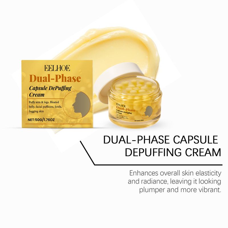 EELHOE Double Effect Capsule Gentle Elasticity Smooth Delicate Daily Moisturizing Skin Care Cream_voghion.com