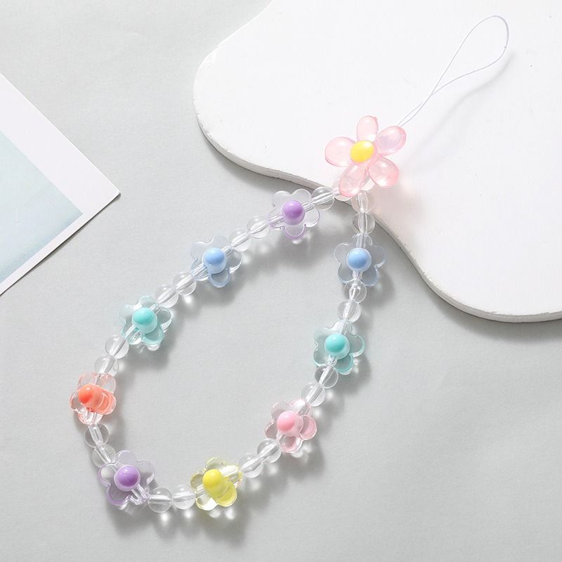 Correa para teléfono con lazo y corazón de amor de Corea, cadena con nudo para llavero, cordón para teléfono móvil, bolso para mujer y niña, colgante para cámara para funda_voghion.com