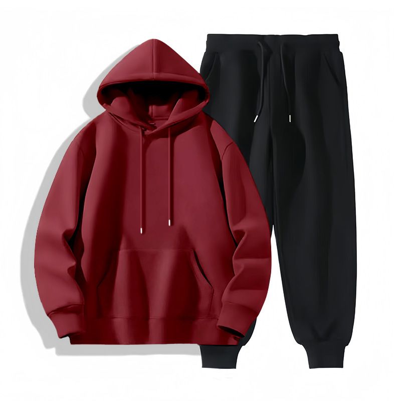 Unisex Heavyweight Hooded Sweatshirt - Oversized Fleece-gevoerde Trui voor Heren & Dames, Winter & Herfst Streetwear_voghion.com