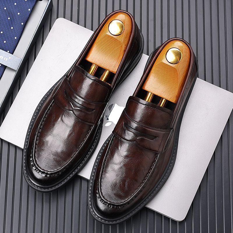 Marke Business Gentleman Arbeit Oxford Schuhe, Lederschuhe_voghion.com