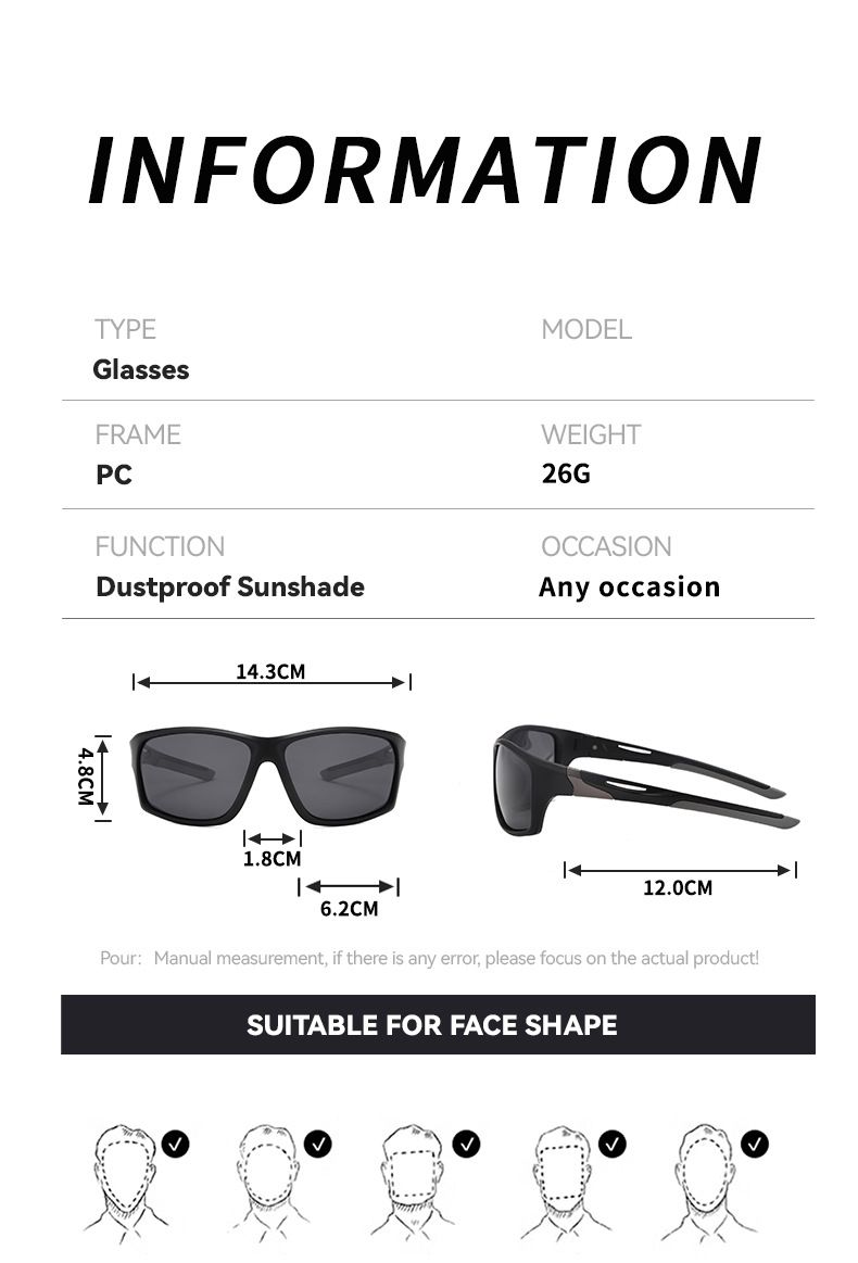 Nuevas gafas de sol polarizadas para ciclismo, deportes al aire libre y conducción._voghion.com