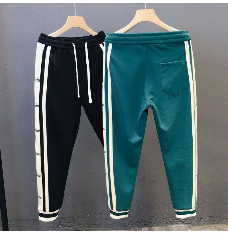 Pantalon Tendance Marque Pi Shuai Fried Street Automne Et Hiver Crop Leggings Hommes Étiqueté Décontracté Américain_voghion.com