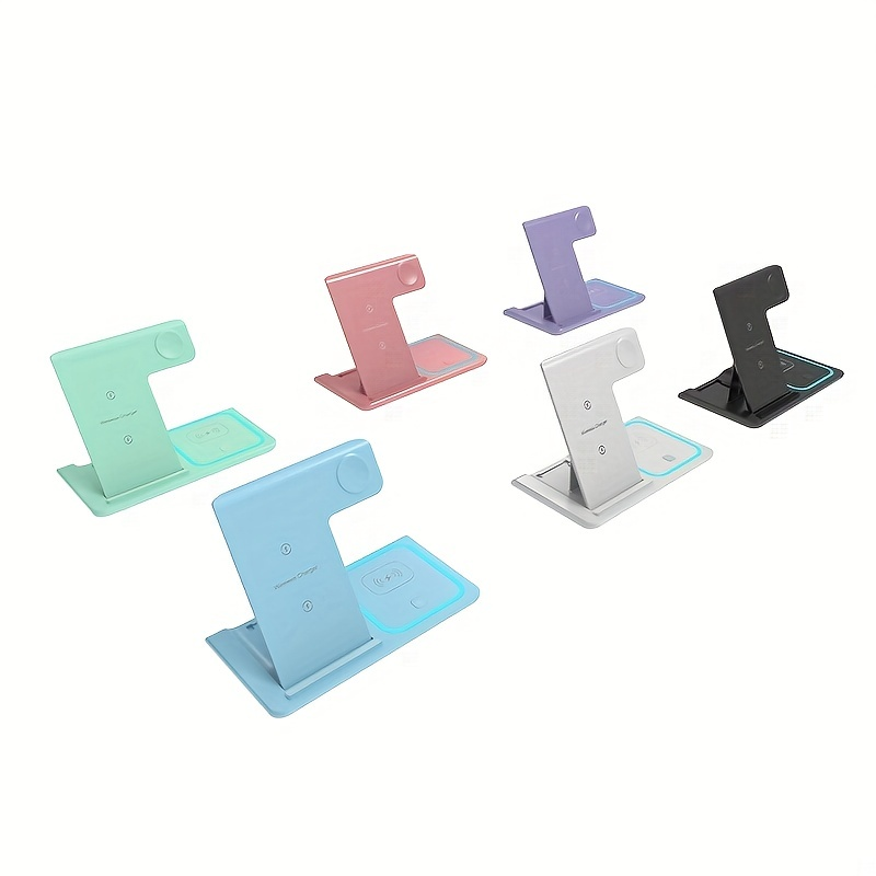 3 In 1 Fast Charging Station, Folding Wireless Charger Stand_voghion.com