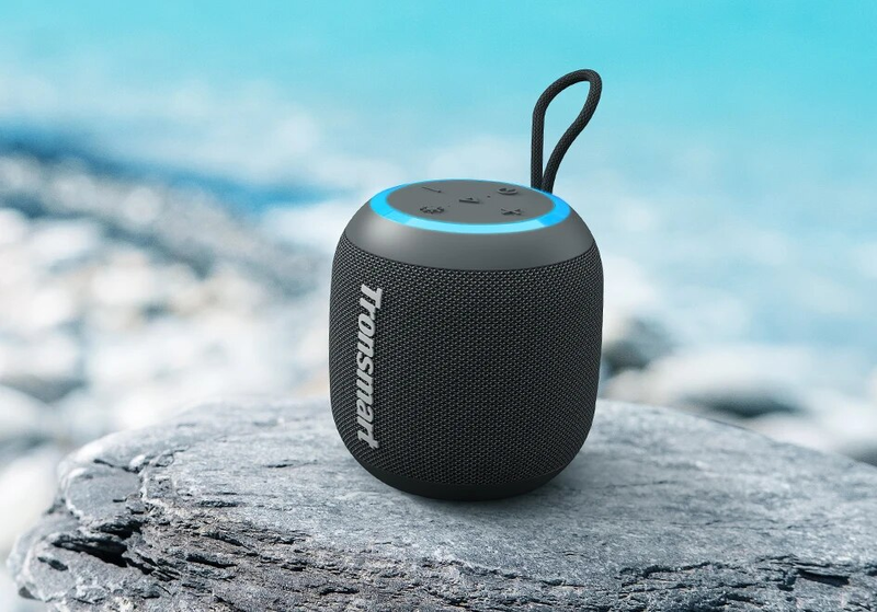 Tronsmart T7 Mini tragbarer TWS Bluetooth 5.3-Lautsprecher mit ausgewogenem Bass, IPX7 wasserdicht, LED-Modi für den Außenbereich_voghion.com