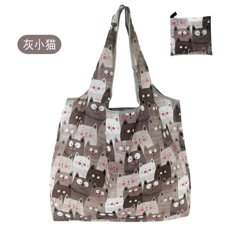 Borsa della spesa riutilizzabile, pieghevole, grande, da donna, in tessuto resistente, lavabile, ecologica 250321l_voghion.com