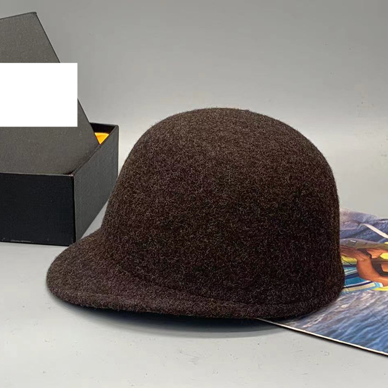 Autumn and winter children's woolen caps for girls and boys, equestrian hats, wool felt hats, knight hats, trendy casual hats_voghion.com