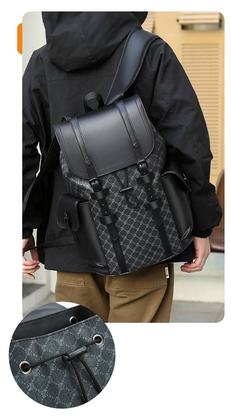 Nuovo zaino da uomo Zaino alla moda di grande capacità per viaggi d'affari_voghion.com