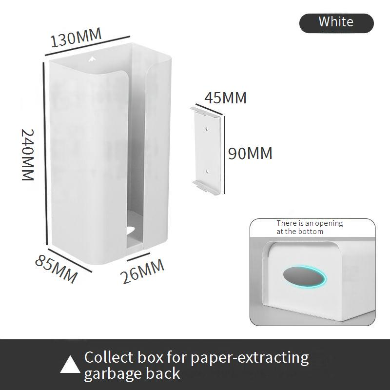 Porta fazzoletti magnetico da parete per la famiglia, dispenser di carta igienica per bagno, cucina, acciaio inossidabile antiruggine_voghion.com
